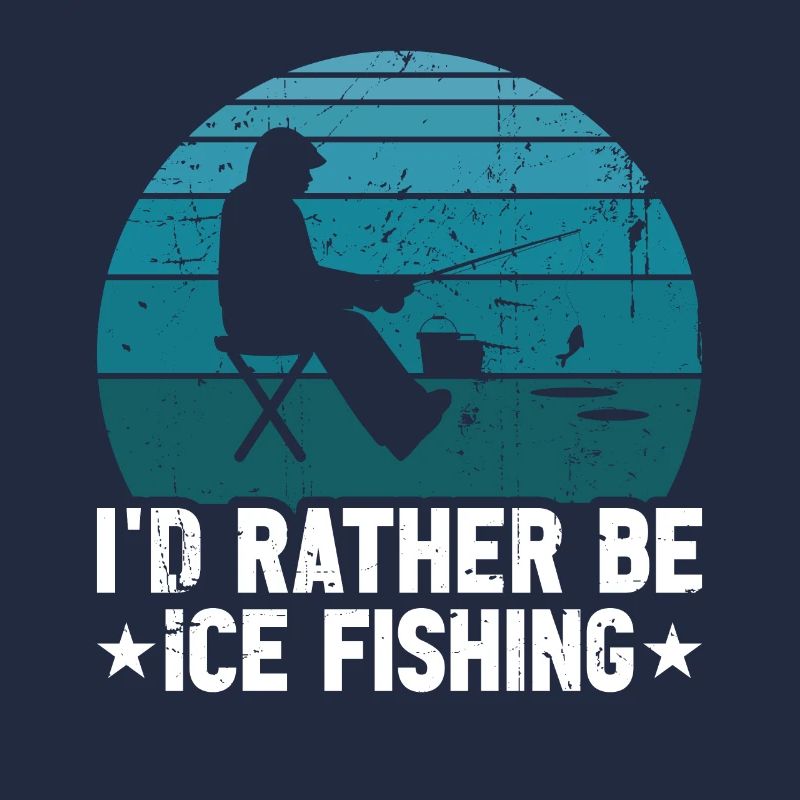Je préfère pêcher sur glace