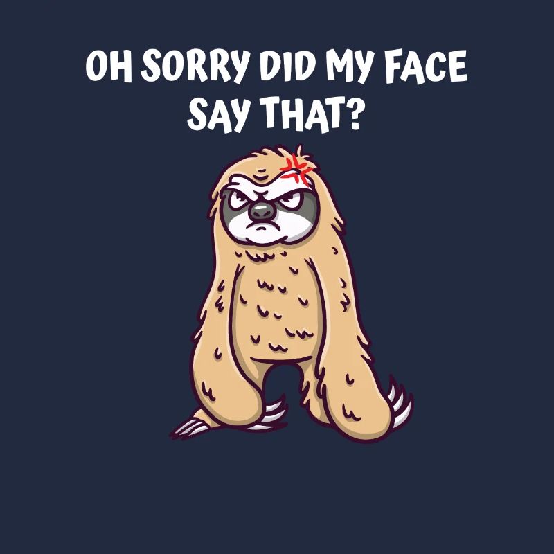 Oh, désolé, mon visage a ce drôle