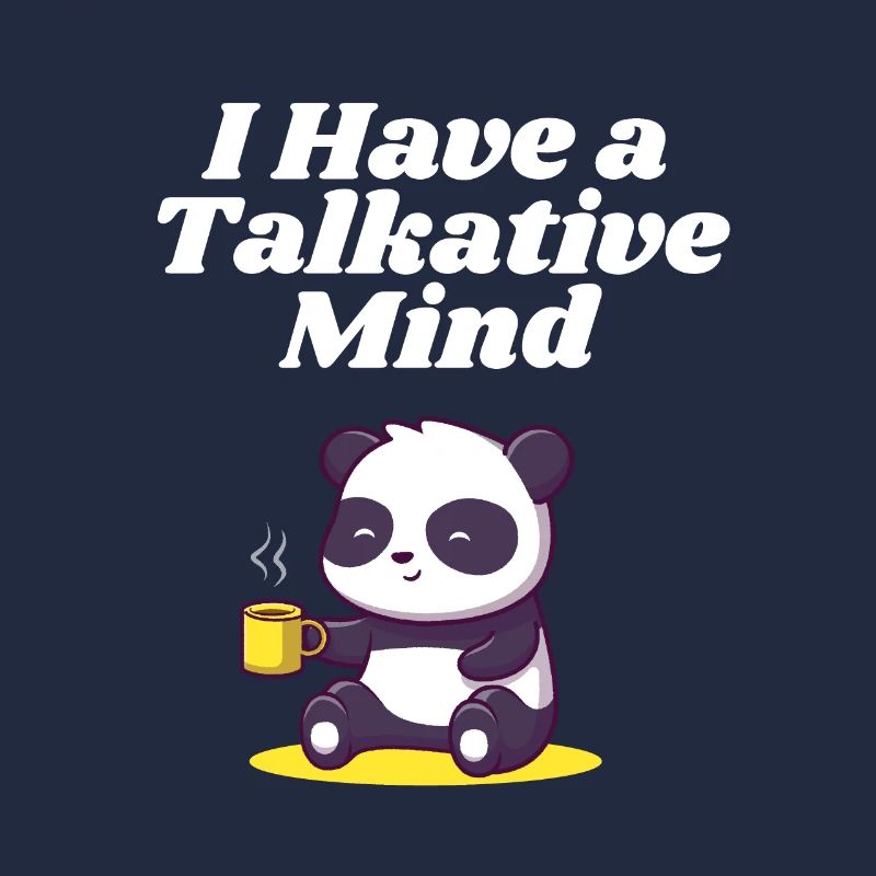 I have a talkative mind introverted