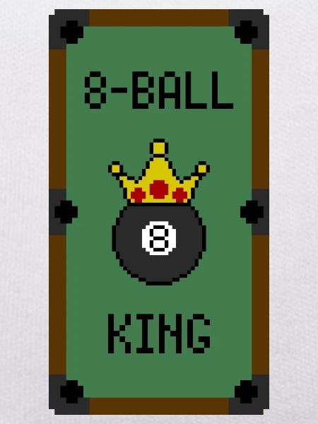 Retro 8-Bit 8-Ball King (Table)