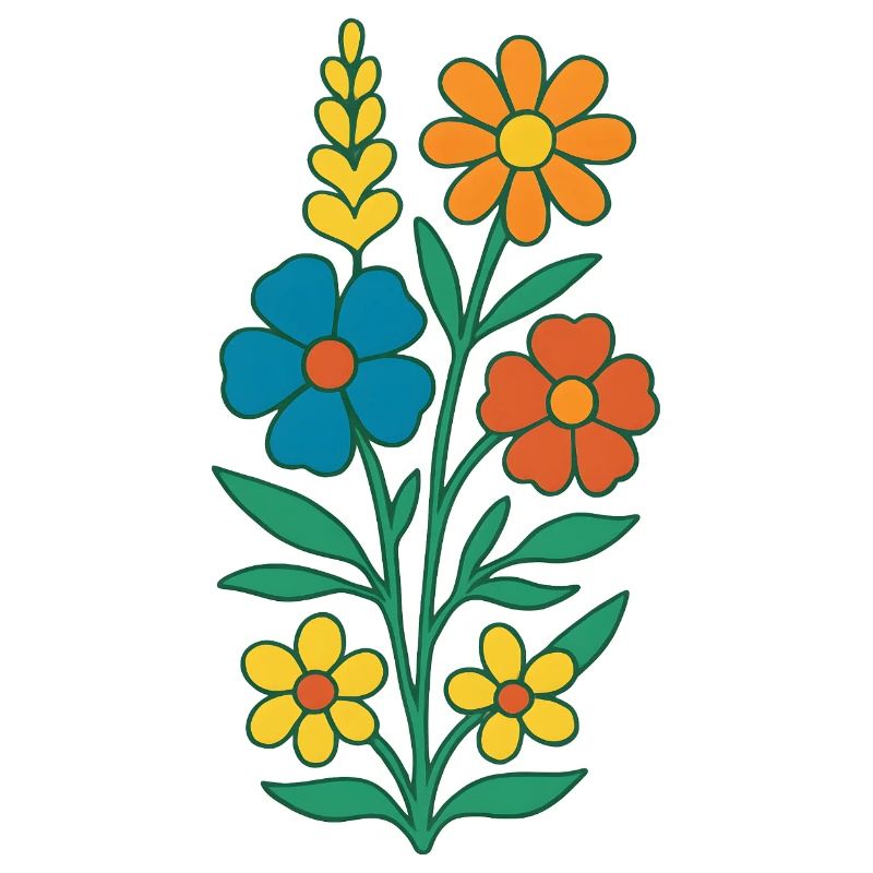 Frühlingsblumen Farbenfroh
