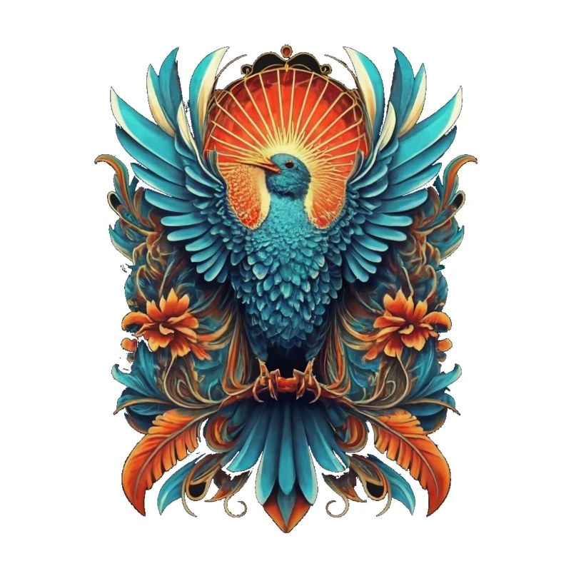 Bunter Paradiesvogel