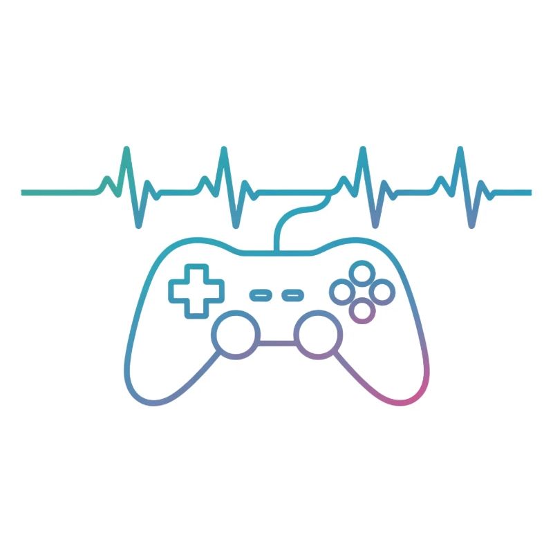 Gaming Heartbeat Controller Motif