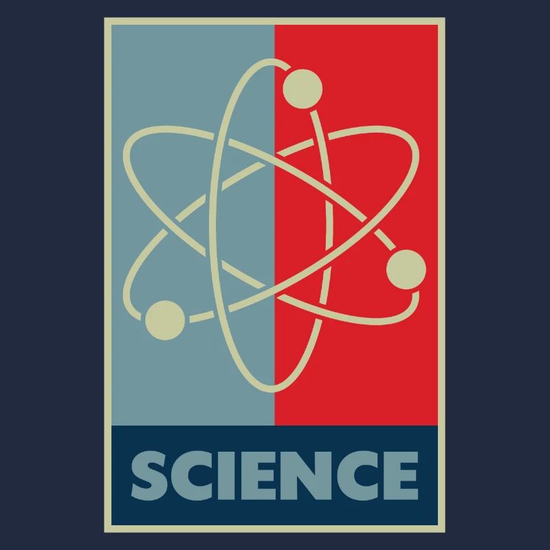 Modèle d'atome scientifique