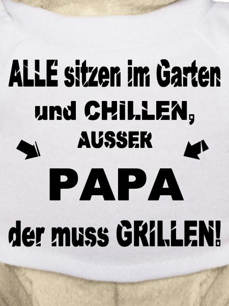Lustiger Grill-Spruch