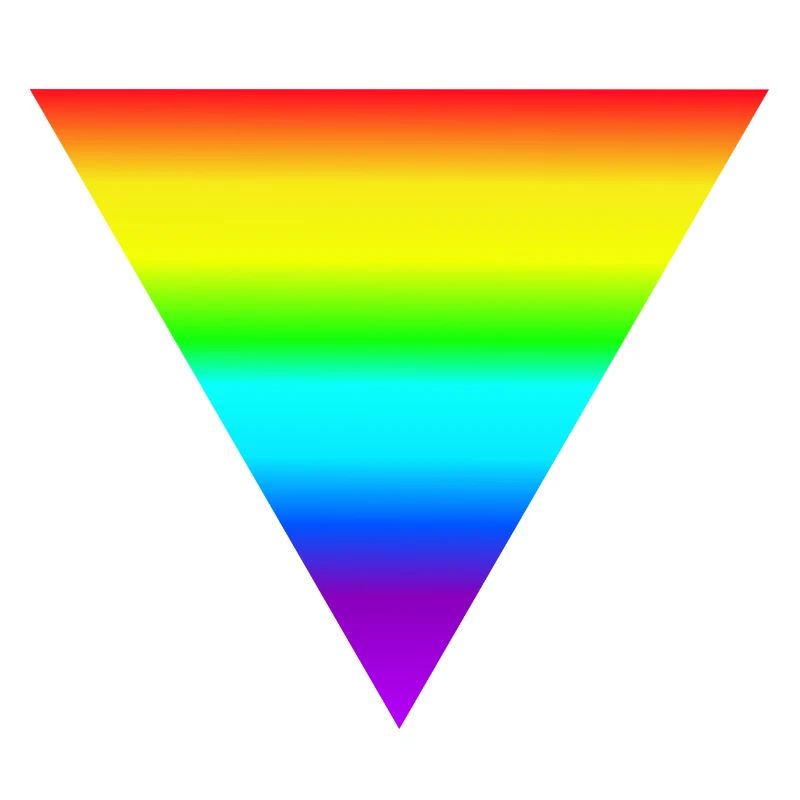 Rainbow triangle