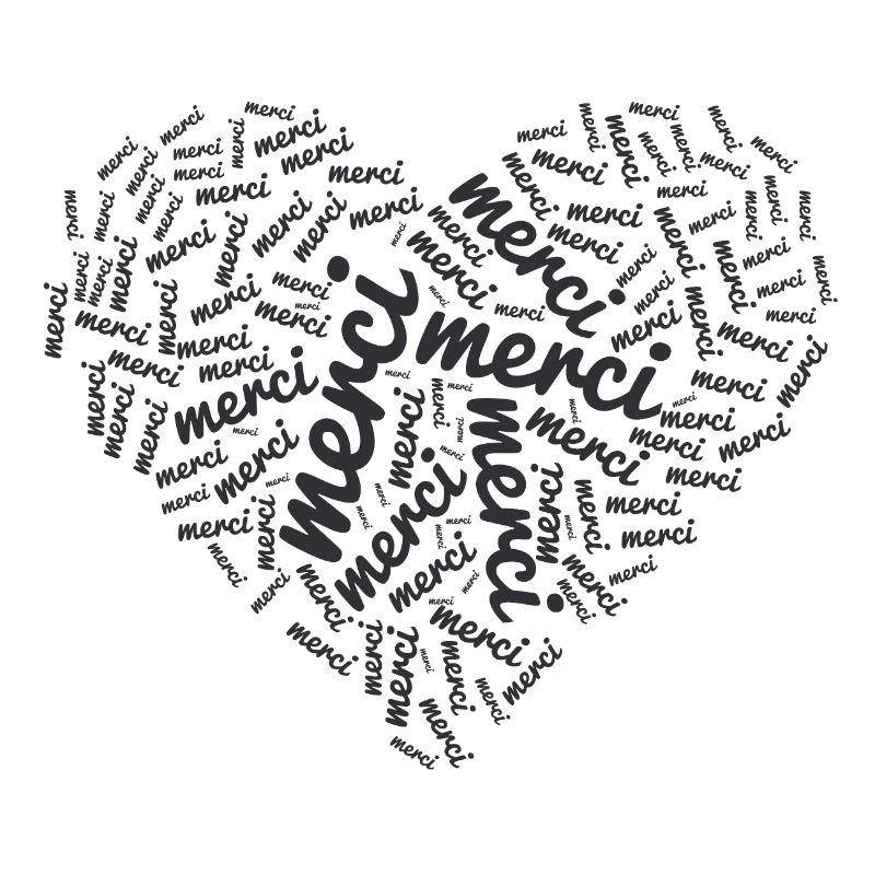 Merci ! message pour dire merci
