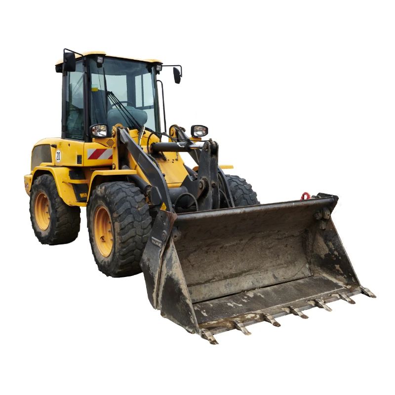 Gelber Bagger
