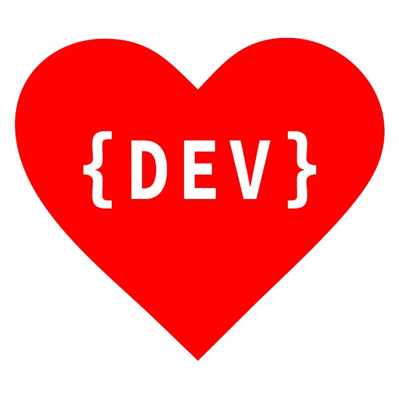 Software Developer, Liebe Code DEV Entwickler Tag