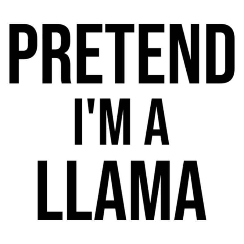 Pretend I'm A Llama