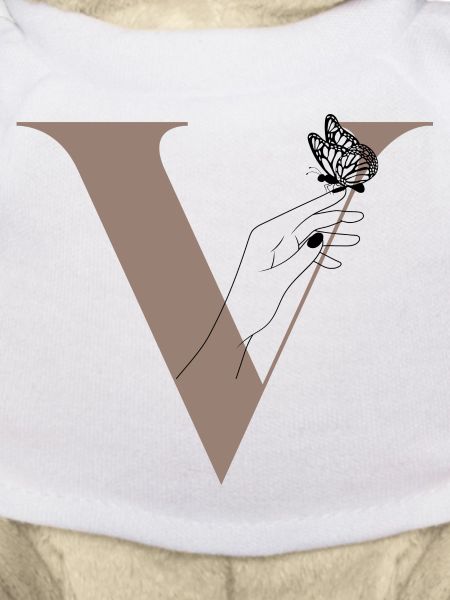 Letter V Magic butterfly