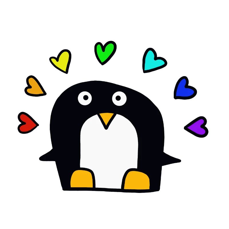 Regenbogenpinguin