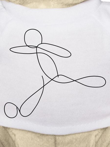 Fußball Line Art