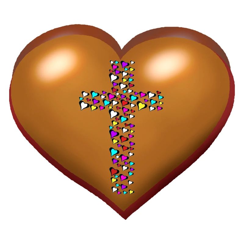 Croix Croix Coeurs Coeurs