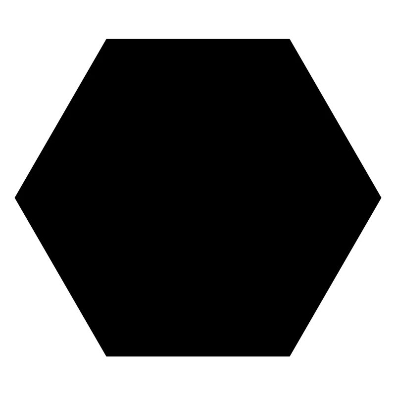 Schwarzes Sechseck