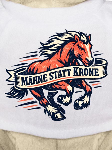 Maehne statt Krone Pferde-Statement