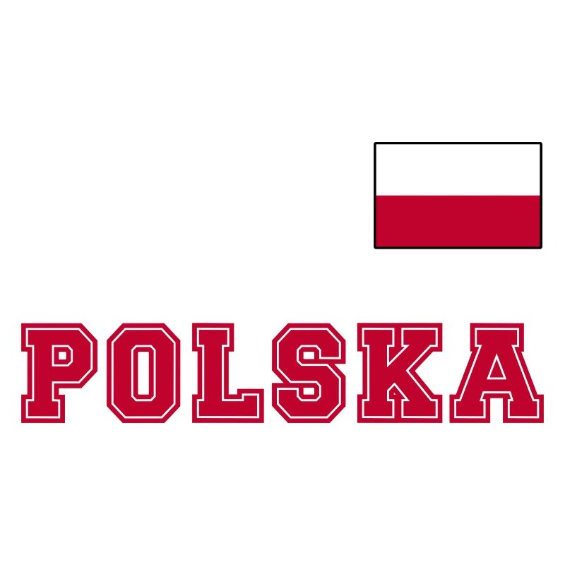 Look maillot de la Pologne – POLSKA avec drapeau