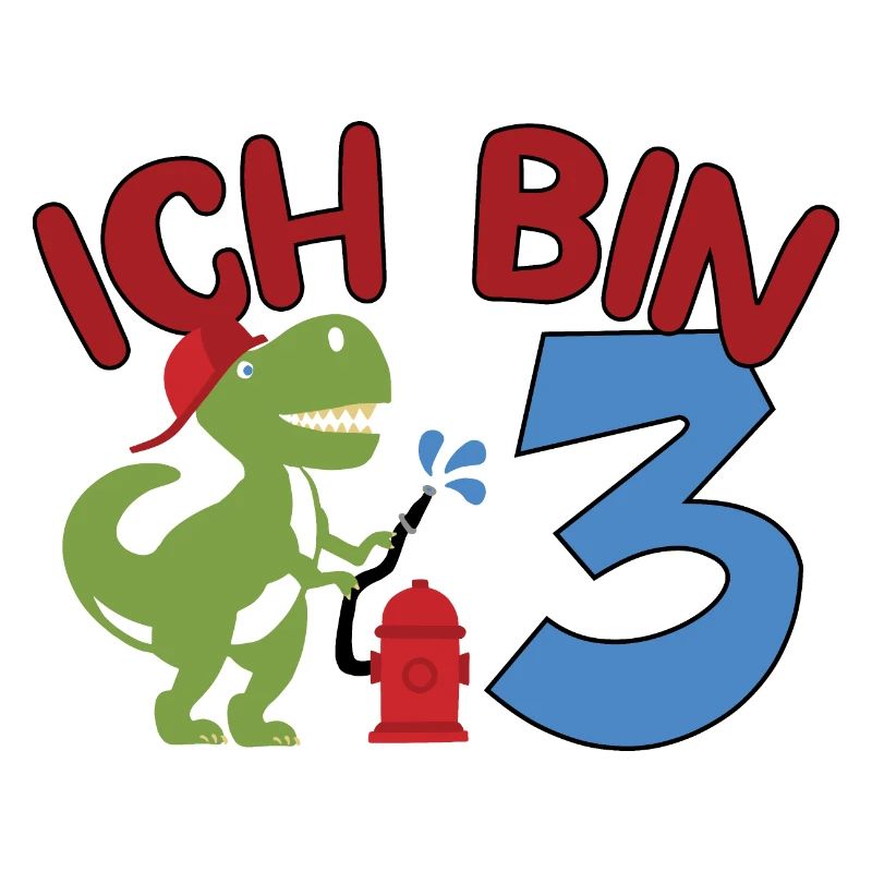 ICH BIN 3 DINO DINOSAURIER FEUERWEHR