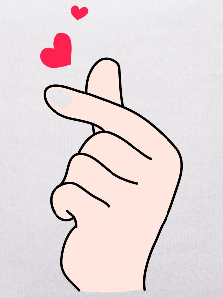 Finger hearts 2