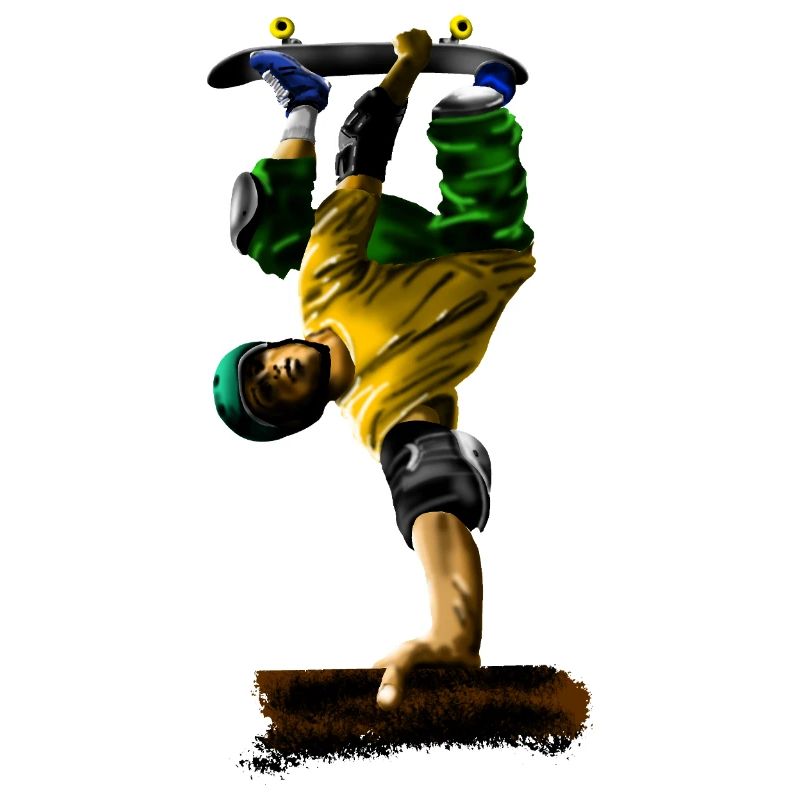 Straßen-Skateboarder Sprung Dynamik