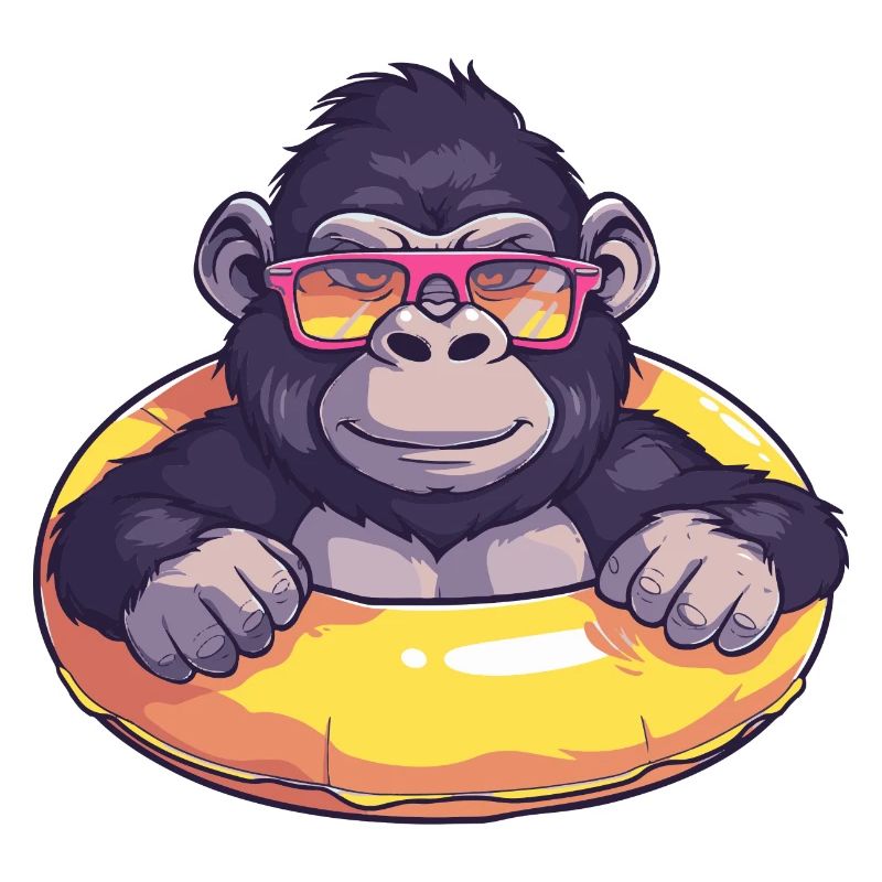 Gorilla Sommer Comic