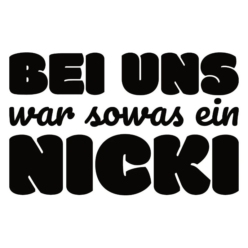 DDR Nicki Spruch Geschenkidee
