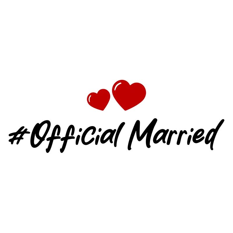 Married Wedding Heart