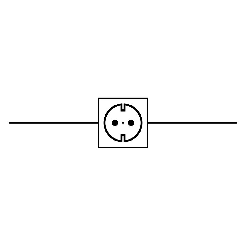 Steckdose Strom Icon Elektriker