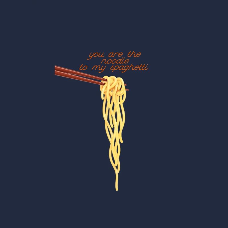 Spaghetti mit Stäbchen