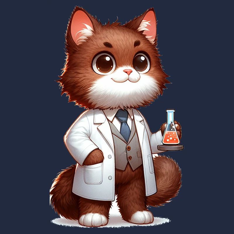 Chat mignon scientifique