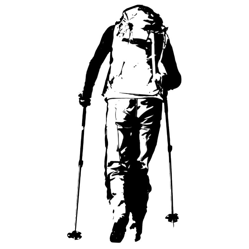 Wanderer Silhouette