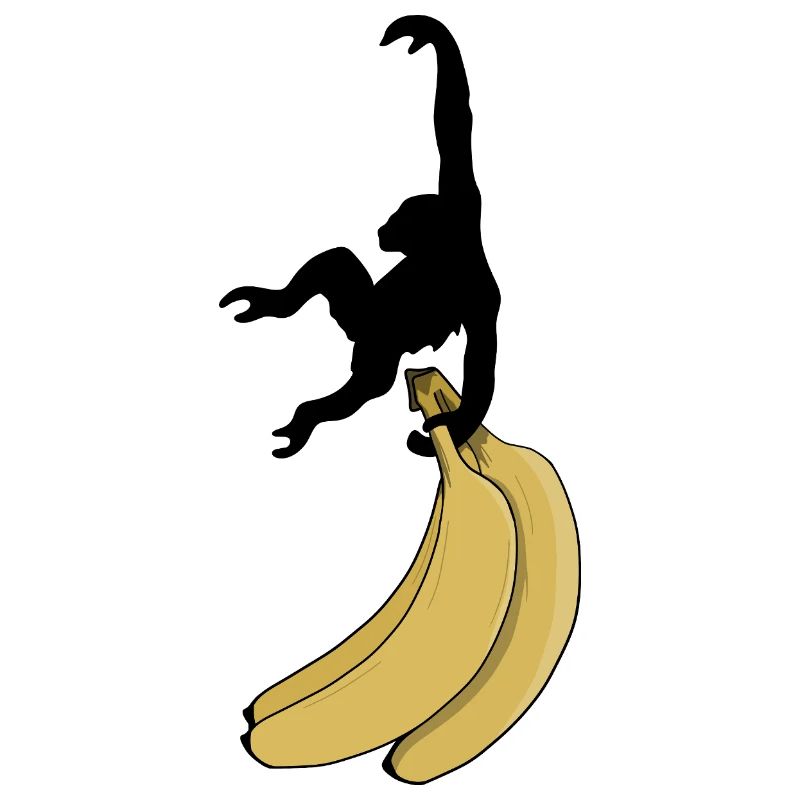 Affe will Banane