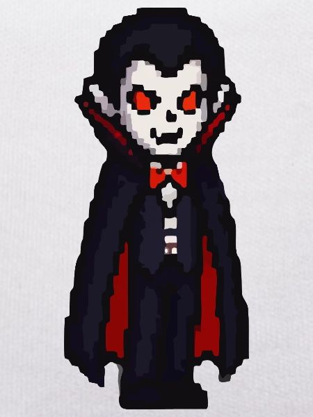 Vampirischer Cartoon Look mit Cape