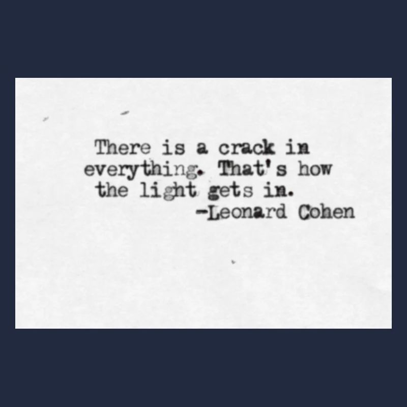 Quotedesign - Leonard Cohen