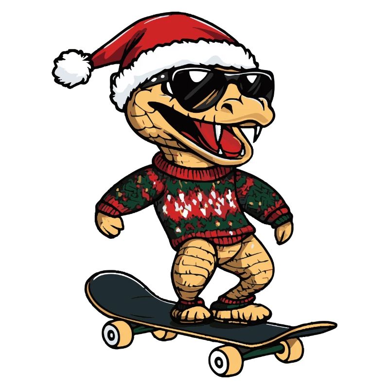 Serpent Cobra Noël Drôle