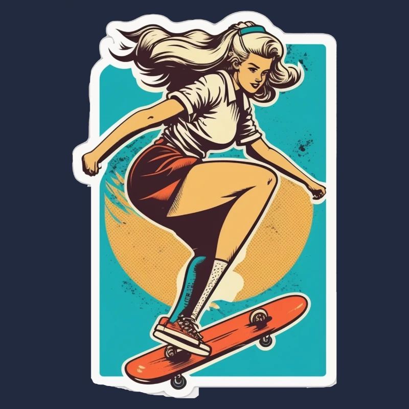 Skater-Mädchen