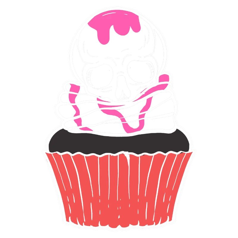 Skull Cupcake Baker Cadeau