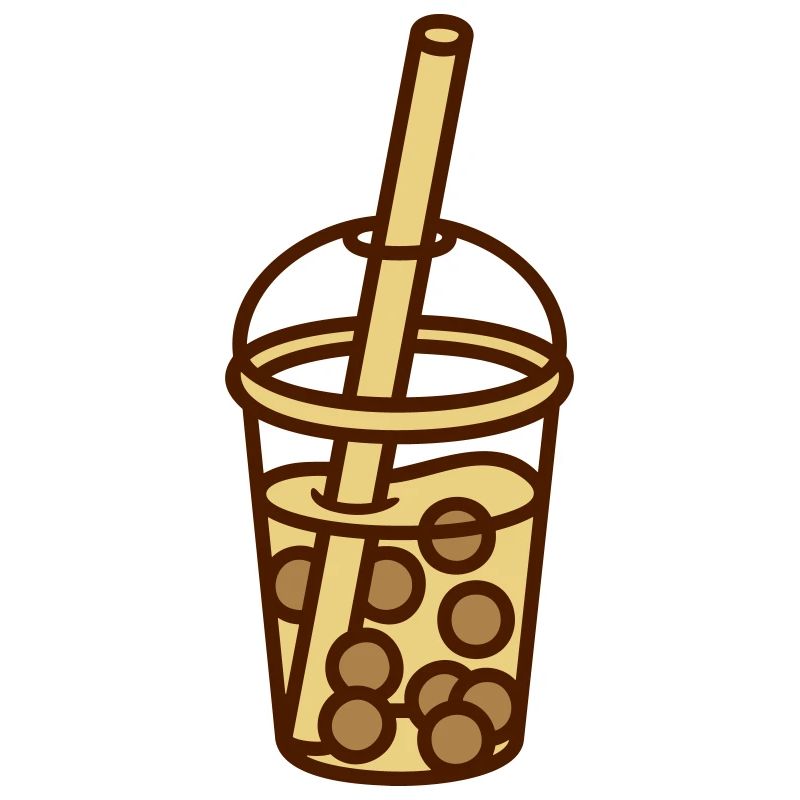 Bubble Tea Comic Design