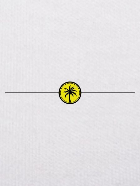 Palm tree line icon