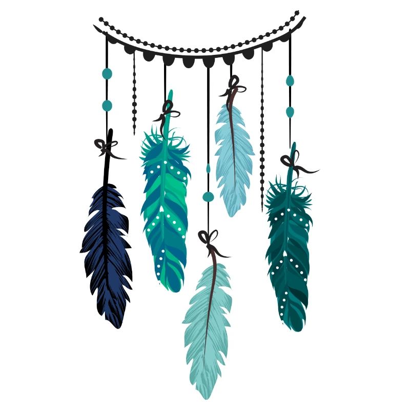 Boho Federn