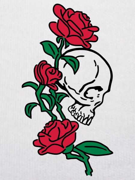 skull and roses es123