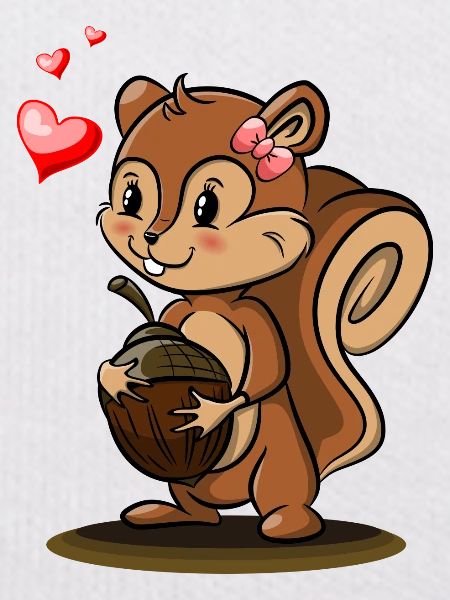 Eichhörnchen Girl