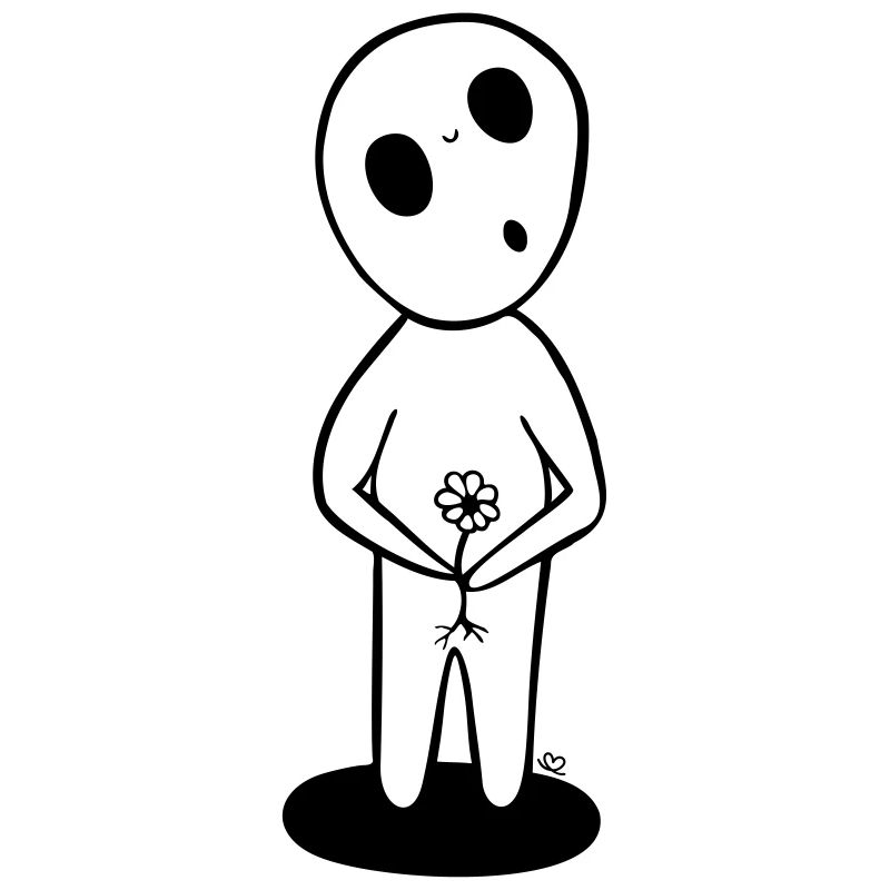 SYLVANN : le Sylvain à la fleur - version noire