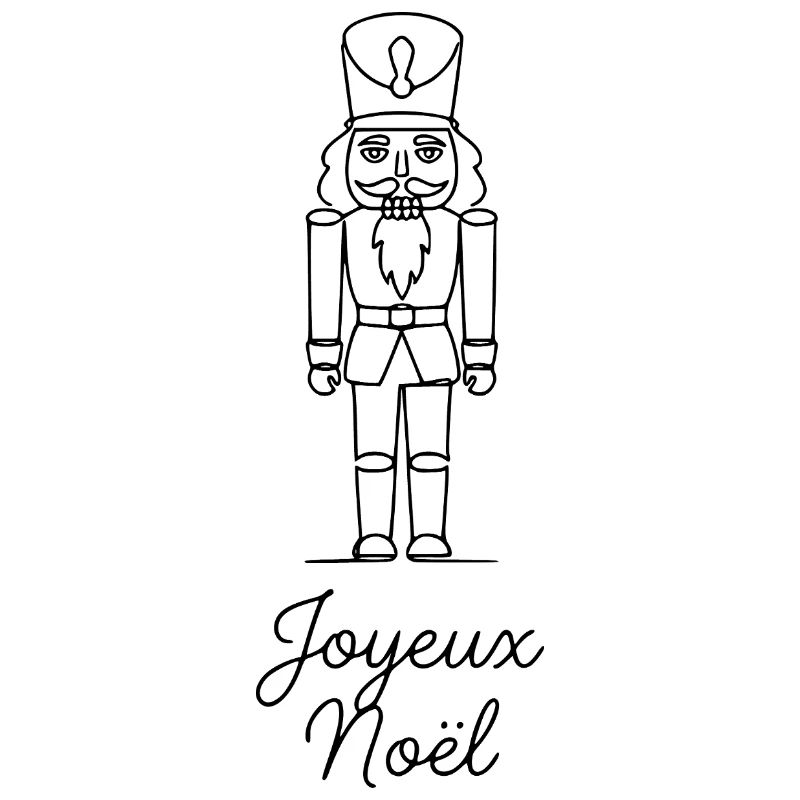 Joyeux Noel weihnachticher Nussknacker 