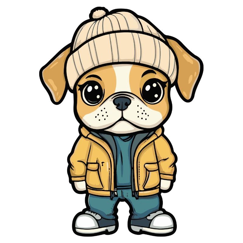 Boxer Hund Stylisch