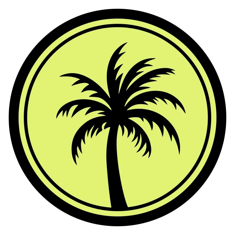 Palm Tree Holiday Icon
