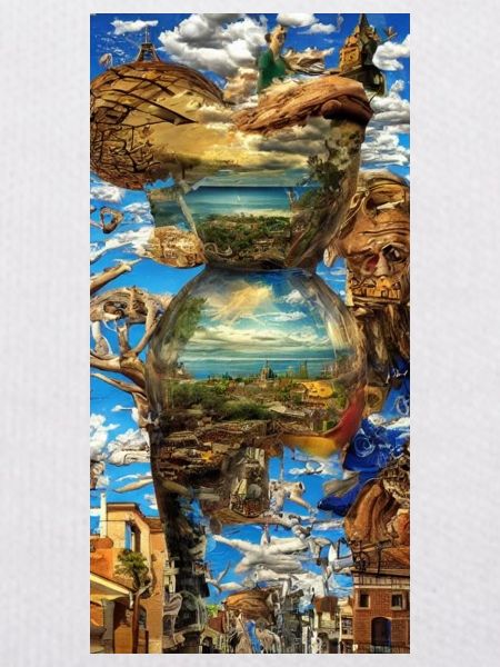 Surrealism hourglass style