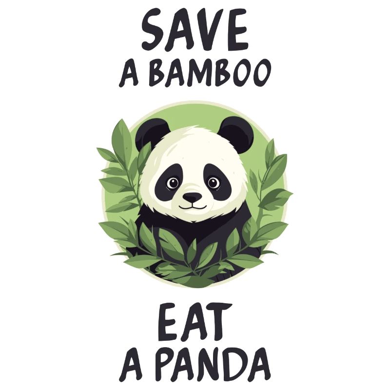 Save a bamboo, eat a panda.