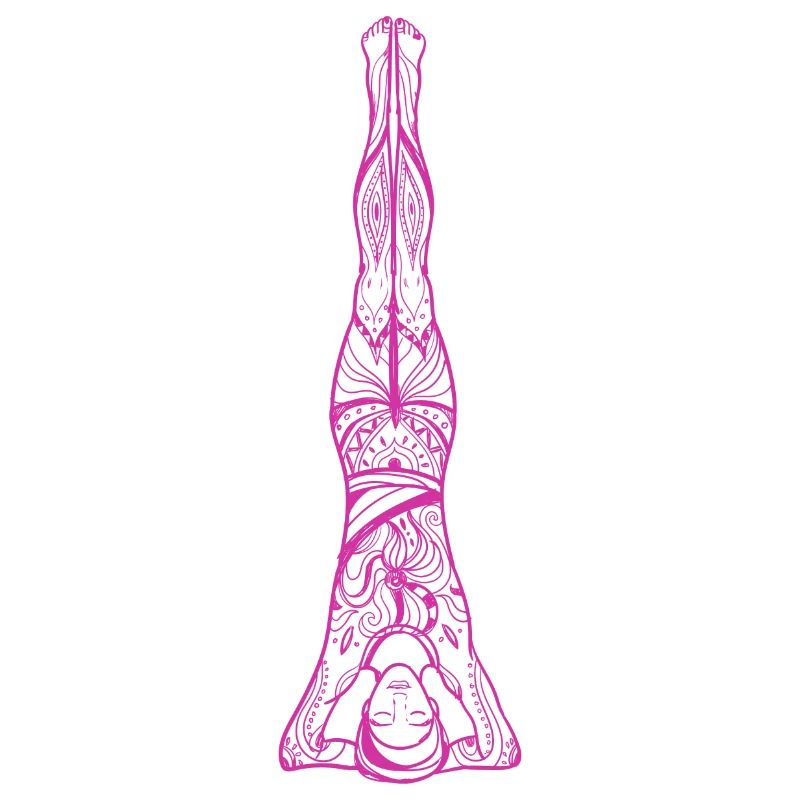 03 Sirshasana oder Kopf-Yoga | Zeichnen von Strichen