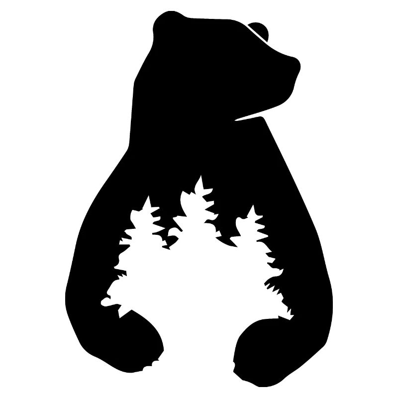 Bear and trees